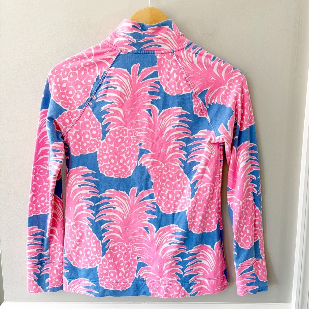 Lilly Pulitzer Skipper Popover Quarter Zip Pullover Treasure Trove UPF 50+ XXS - Picture 7 of 10